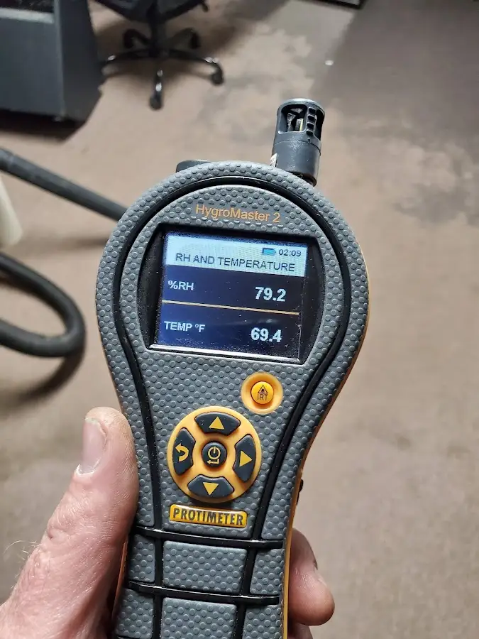 Moisture meter humidity assessment for Mold Remediation & Removal in Lyons